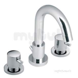 Vado Brassware -  3 Hole Basin Mixer Deck Mtd Plus Pop-up Waste