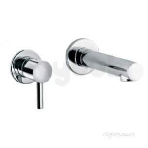 Vado Brassware -  2 Hole Basin Mixer Sngl Lever Wall Mounted