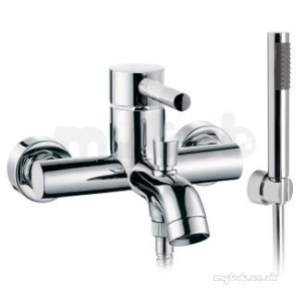 Vado Brassware -  Expd Bath/shower Mixer Single Lvr W/mtd Plus Shower Kit