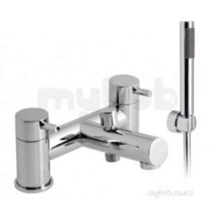 Vado Brassware -  Vado Zoo 2 Hole Bath Shower Mixer Deck Mtd Plus Shower Kit