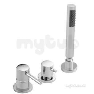 Vado Brassware -  3 Hole Bath/shower Mixer Single Lvr D/mtd Wo Spout