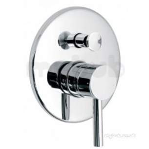 Vado Brassware -  Zoo Conc Shower Val Plus Divertr Single Lvr W/mtd Zoo-147/ro-c/p