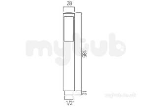 Vado Brassware -  Vado Zoo Single Function Shower Handset