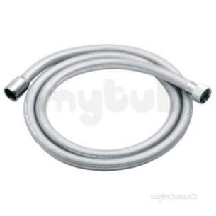 Vado Brassware -  Zoo Smoothflex Anti-twist Silver Hose