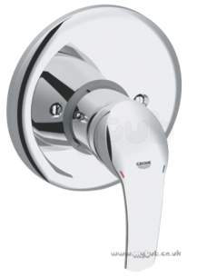 Grohe Tec Brassware -  Grohe Eurosmart 19451 Lever Shower Mixer Trim Set 19451001