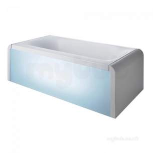 Ideal Standard Art and design Baths -  Ideal Standard Moments K6430 Flat Top Wall End Panel Wh