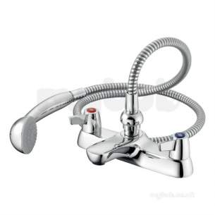Ideal Standard Brassware -  Sandringham 21 B9884 Lever Two Tap Holes Bsm And Kit Cp B9884aa