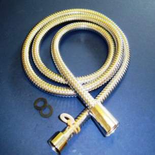 Armitage Grips Levers and Wastes -  Armitage Shanks A961820aa Flexi Hose 1500mm Metal Hose 1/2 Inch Chrome
