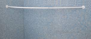 Croydex Shower Curtains and Rails -  Croydex Ad108441 Telescopc Curved Rod Ch