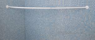 Croydex Shower Curtains and Rails -  Croydex Ad108441 Telescopc Curved Rod Ch