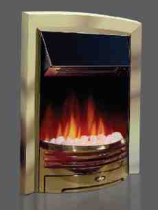 Dimplex Electric Fires -  Dimplex Adg20br Adagio Brass Fire