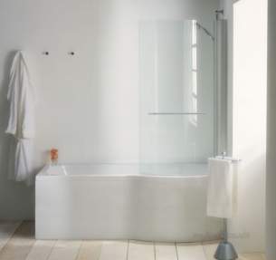 Adamsez Baths and Panels -  Adamsez Mezza P43f Front Panel White