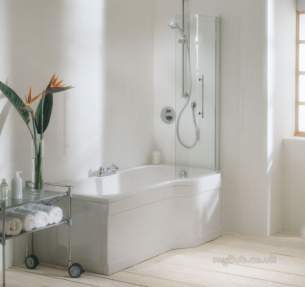 Adamsez Baths and Panels -  Retro Rtl 1700 X 850mm Left Hand Bath Wh