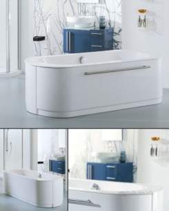 Adamsez Baths and Panels -  Adamsez Status Stw 1950 X 830mm Bath Wh