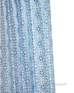 Croydex Shower Curtains and Rails -  Croydex Ae282424 Peva Curtain Alhambra