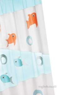 Croydex Shower Curtains and Rails -  Croydex Ae286115 Vinyl Curtain Goggle Obsolete