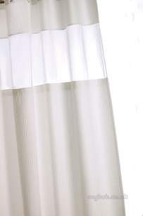 Croydex Shower Curtains and Rails -  Croydex Af284522 Modesty Curtain Waffle