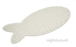 Croydex Bathroom Accessories -  Croydex Ag240022 Big Fish Mat 18x76cm Wh