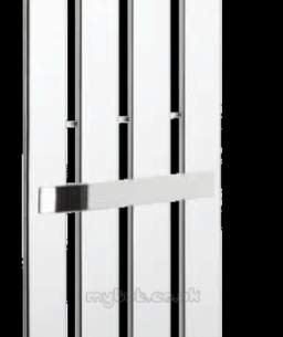 Eastbrook Towel Rails -  5.0030 Aida Curved Towel Holder 310mm Wh