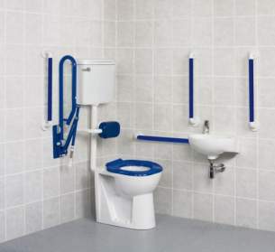 Akw Level Access Showering -  Akw Low Level Standard Doc M Pack-blue