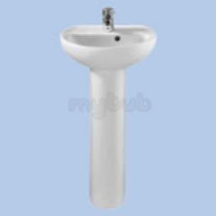 Twyford Mid Market Ware -  Omni-pedestal For 360/450 Hand Rinse Sc Gr4910sc