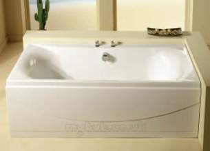 Eastbrook Baths -  23.4101 Alpha Bath 1700 X 750 5mm White