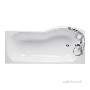 Ideal Standard Acrylic Baths -  Ideal Standard Alto 763801 Combi Shower Bath 170 X 80 Rh