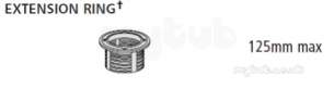 Marley Alutec Drains -  50mm And 75mm Extension Ring Dre3
