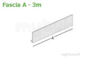 Marley Alutec -  Fascia Panel Type A 340mm X 3m Fa1340