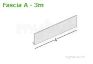 Marley Alutec -  Fascia Panel Type A 210mm X 3m Fa1210