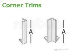 Marley Alutec -  Lnternal Corner Trim Type A 460mm