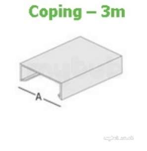 Marley Alutec -  Marley Alutec Coping 480mm X 3m Fg1480