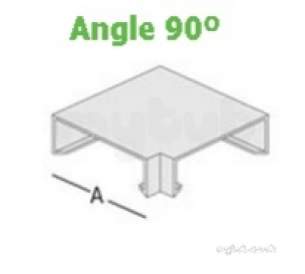 Marley Alutec -  Coping Angle 245mm X 90 Degrees Fg3245