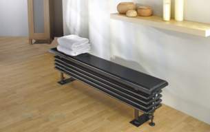 The Radiator Company Towel Warmers and Decorative Rads -  Ancona Bench Seat 388x184x1300 X 250 Ral
