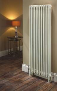 The Radiator Company Towel Warmers and Decorative Rads -  Ancona 750/4 20 Sec With Welded Feet