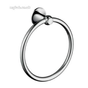 Hansgrohe Axor Products -  Hansgrohe Terrano Towel Ring Chrome