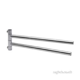 Hansgrohe Axor Products -  Starck Twin Towel Rail 420mm Chrome