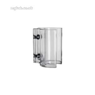 Hansgrohe Axor Products -  Axor Starck Hose Wall Support Clear/cp