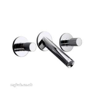Hansgrohe Axor Products -  Axor Starck 3 Hole Basin Mixer Wall Set Ch