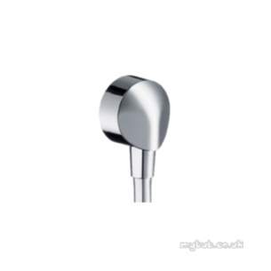 Hansgrohe Showering -  Hansgrohe Wall Outlet 1/2 Inch Satinox