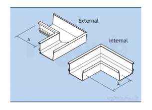 Alumasc Rainwater Products -  Box 160 X 100mm 90d Ang Int Ebg16/ia90a