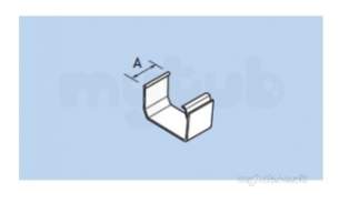 Alumasc Rainwater Products -  Box 140 X 100mm Union Clip Ebg14/uca