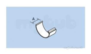 Alumasc Rainwater Products -  Half Rd 120 X 60mm Union Clip Ehr12/uca