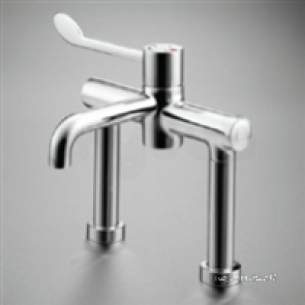 Armitage Shanks Commercial Brassware -  Armitage Shanks Markwik Therm D-mtd Chrome Lvr Insul 170 A4803aa