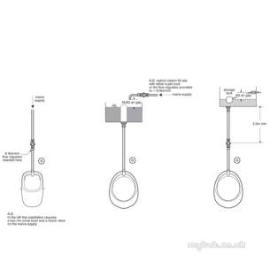 Armitage Shanks Commercial Brassware -  Armitage Shanks Sensorflow 21 El Urinal Flush Valve P-mtd Mns