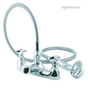 Armitage Shanks Domestic Brassware -  Armitage Shanks Sand X Handle Bsh Mixer Rim Mtd Chrome S7721aa