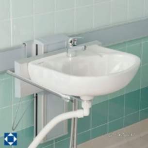 Armitage Shanks Commercial Sanitaryware -  Armitage Shanks Elec Brack 50cm Portman 21 Vertical Adj S670267