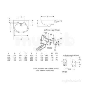 Armitage Shanks Commercial Sanitaryware -  Armitage Shanks Portman S916067 Alum Alloy Hangers Sc