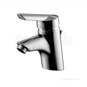 Armitage Shanks Commercial Brassware -  Armitage Shanks Piccolo 21 B9135 Sl Basin Mixer With Puw B9135aa