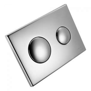 Armitage Shanks Commercial Sanitaryware -  Armitage Shanks Contemporary S4397 Flush Plate Satin Fin S4397bx